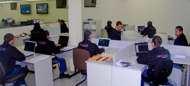 equipe de monitoramento